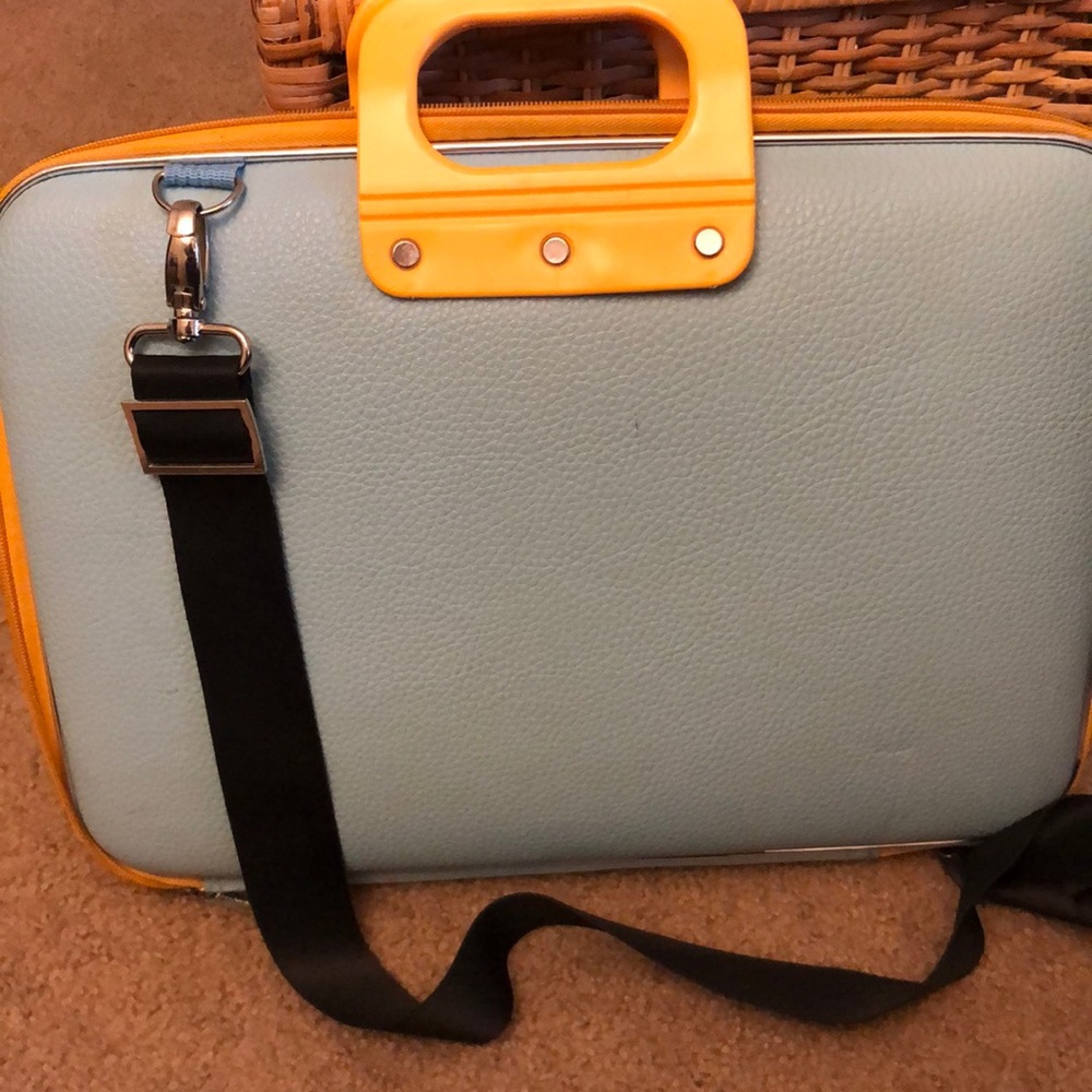 Leather brief case